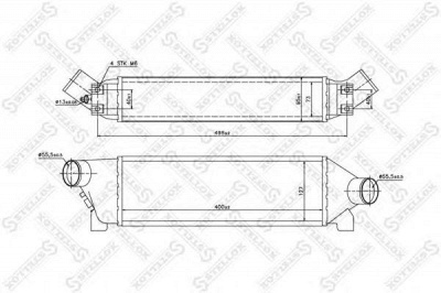 STELLOX 1040088sx -  Интеркулер