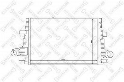 STELLOX 1040090sx -  Интеркулер