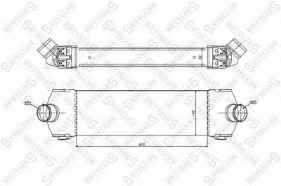 STELLOX 1040092sx -  Интеркулер