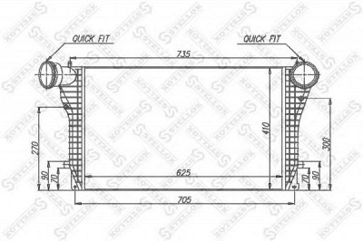 STELLOX 1040095sx -  Интеркулер