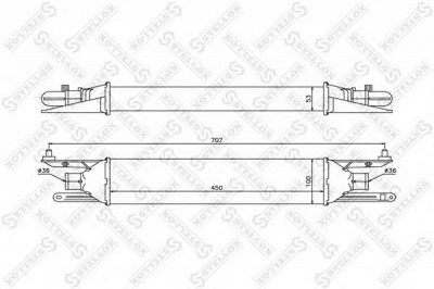 STELLOX 1040124sx -  Интеркулер