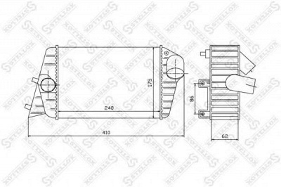 STELLOX 1040128sx -  Интеркулер