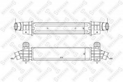 STELLOX 1040132sx -  Интеркулер