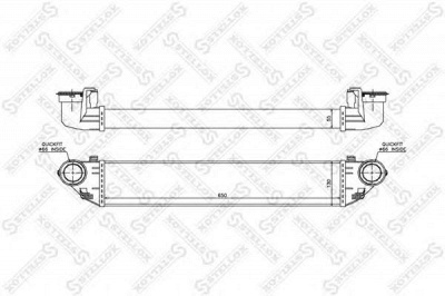 STELLOX 1040134sx -  Интеркулер