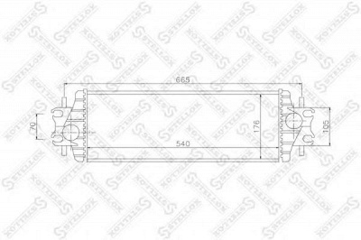STELLOX 1040137sx -  Интеркулер