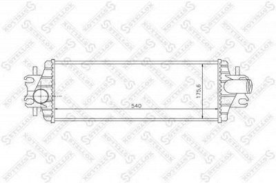 STELLOX 1040138sx -  Интеркулер
