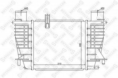 STELLOX 1040150sx -  Интеркулер