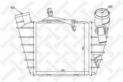 STELLOX 1040154sx -  Интеркулер