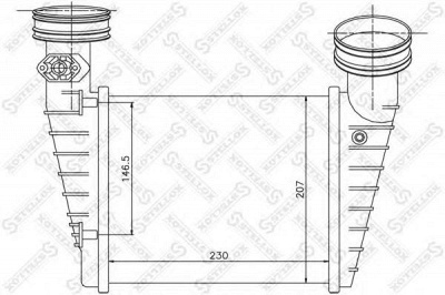 STELLOX 1040157sx -  Интеркулер