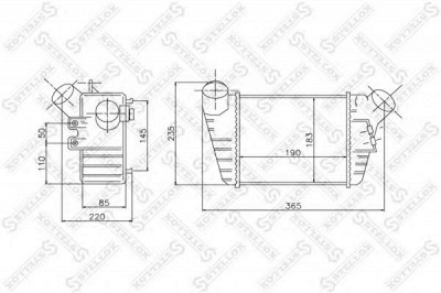 STELLOX 1040162sx -  Интеркулер