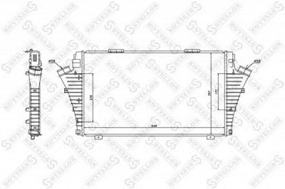 STELLOX 1040168sx -  Интеркулер