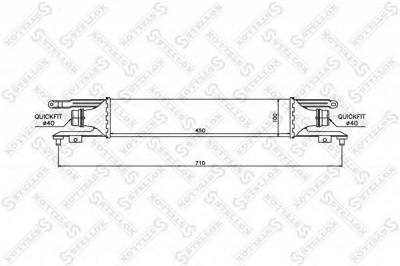 STELLOX 1040169sx -  Интеркулер