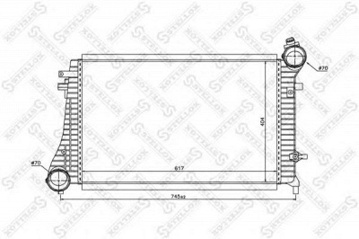STELLOX 1040183sx -  Интеркулер