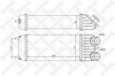 STELLOX 1040190sx -  Интеркулер