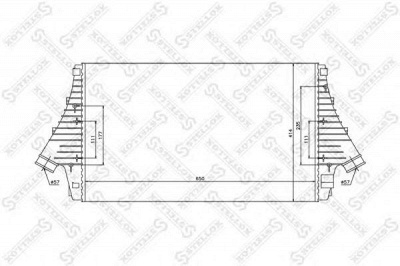 STELLOX 1040197sx -  Интеркулер