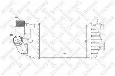 STELLOX 1040234sx -  Интеркулер