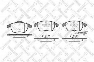 STELLOX 1041001bsx -  Комплект тормозных колодок, дисковый тормоз