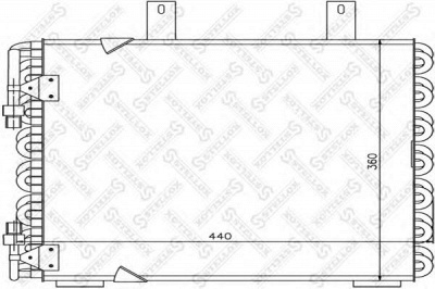 STELLOX 1045047sx - Конденсатор, кондиционер