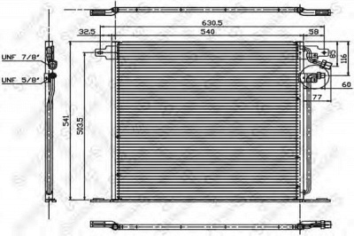 STELLOX 1045068sx -  Конденсатор, кондиционер