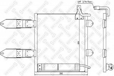 STELLOX 1045162sx -  Конденсатор, кондиционер