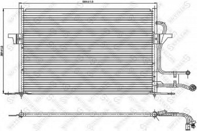 STELLOX 1045295sx -  Конденсатор, кондиционер