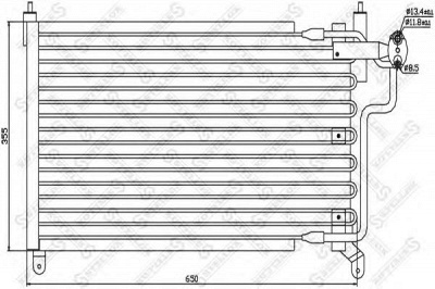 STELLOX 1045306sx -  Конденсатор, кондиционер