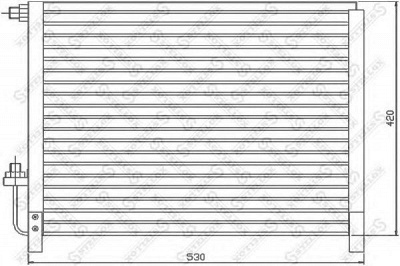 STELLOX 1045325sx -  Конденсатор, кондиционер