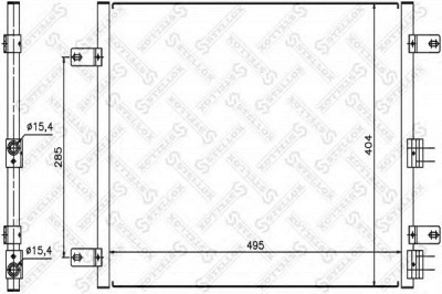 STELLOX 1045394sx -  Конденсатор, кондиционер