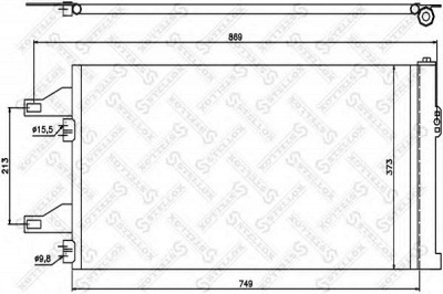 STELLOX 1045407sx -  Конденсатор, кондиционер