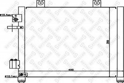STELLOX 1045486sx -  Конденсатор, кондиционер