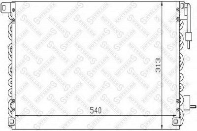 STELLOX 1045497sx -  Конденсатор, кондиционер
