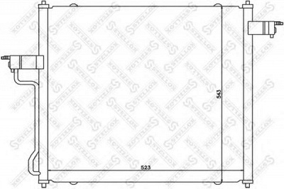 STELLOX 1045594sx -  Конденсатор, кондиционер