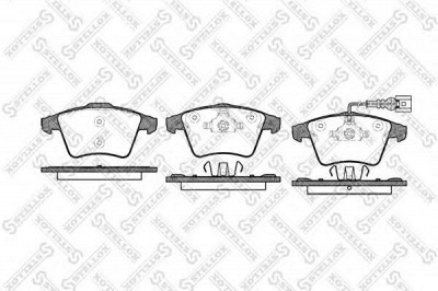 STELLOX 1056001sx -  Комплект тормозных колодок, дисковый тормоз
