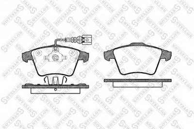 STELLOX 1056022sx -  Комплект тормозных колодок, дисковый тормоз