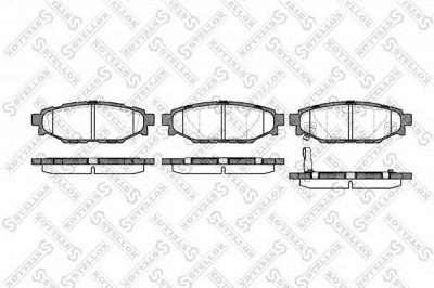 STELLOX 1147001lsx -  Комплект тормозных колодок, дисковый тормоз