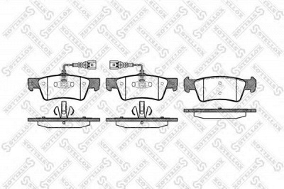 STELLOX 1198002sx -  Комплект тормозных колодок, дисковый тормоз