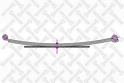 STELLOX 1200011sx -  Многолистовая рессора