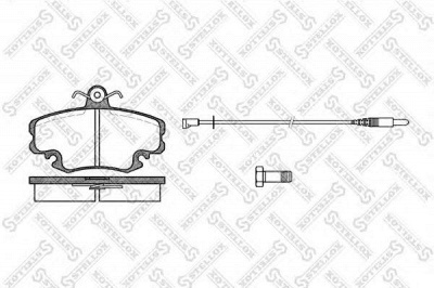 STELLOX 152002sx -  Комплект тормозных колодок, дисковый тормоз