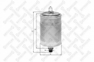 STELLOX 2100019sx -  Фильтр топливный