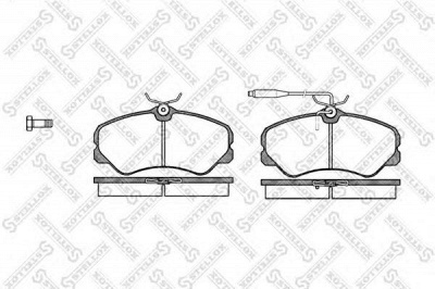 STELLOX 273002sx -  Комплект тормозных колодок, дисковый тормоз