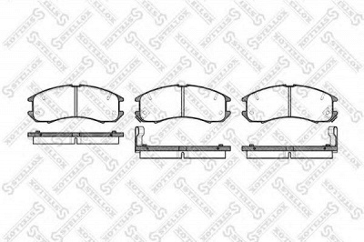 STELLOX 284002sx -  Комплект тормозных колодок, дисковый тормоз