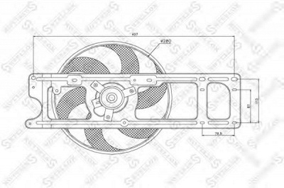 STELLOX 2999077sx -  Вентилятор, охлаждение двигателя