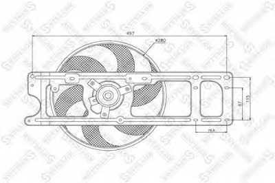 STELLOX 2999151sx -  Вентилятор, охлаждение двигателя