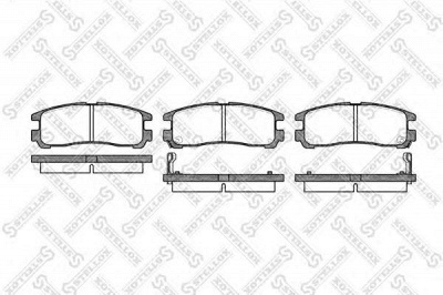 STELLOX 302002sx -  Комплект тормозных колодок, дисковый тормоз