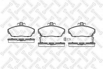 STELLOX 348002bsx -  Комплект тормозных колодок, дисковый тормоз
