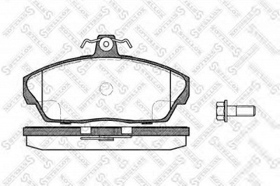 STELLOX 348010sx -  Комплект тормозных колодок, дисковый тормоз