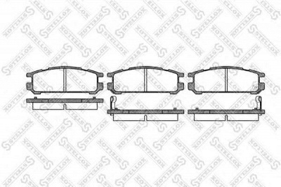 STELLOX 353002sx -  Комплект тормозных колодок, дисковый тормоз