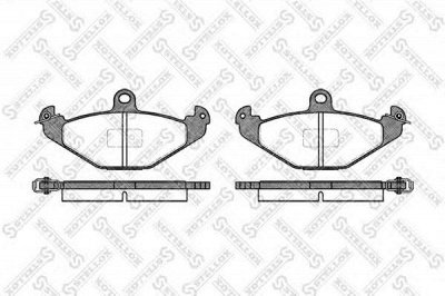 STELLOX 356010sx -  Комплект тормозных колодок, дисковый тормоз