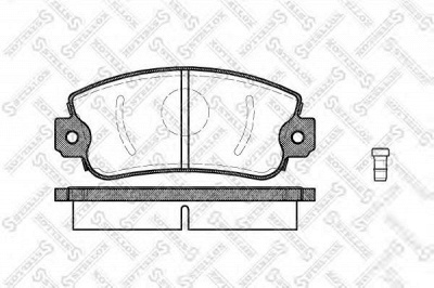 STELLOX 383002sx -  Комплект тормозных колодок, дисковый тормоз