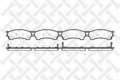 STELLOX 426004sx -  Комплект тормозных колодок, дисковый тормоз